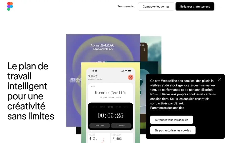 Figma homepage