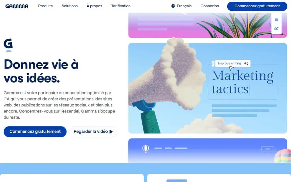 Gamma homepage