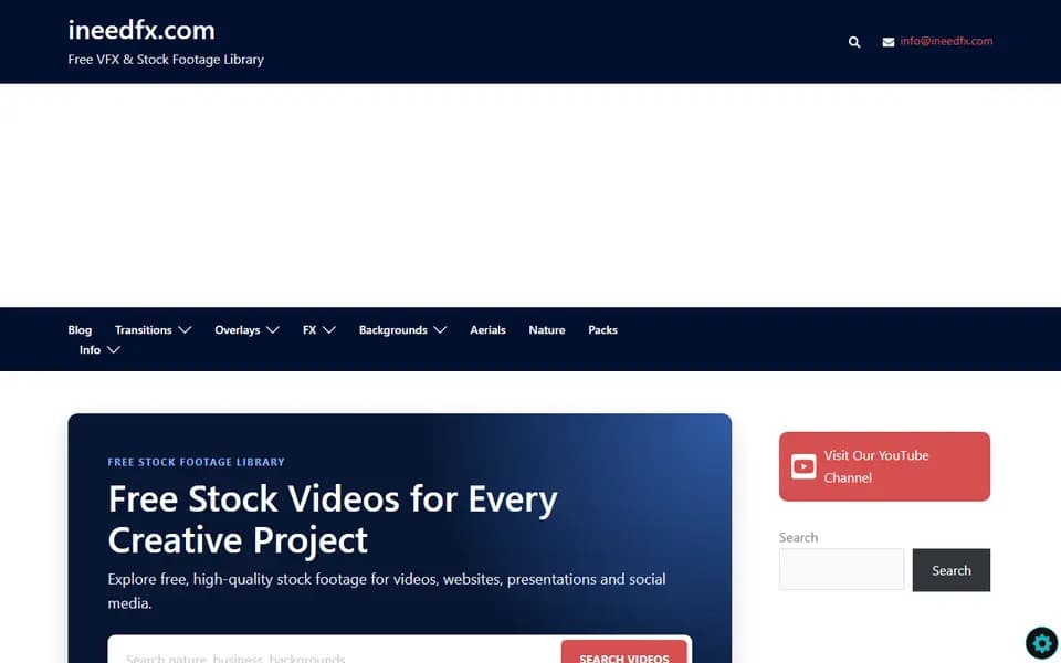 ineedfx homepage