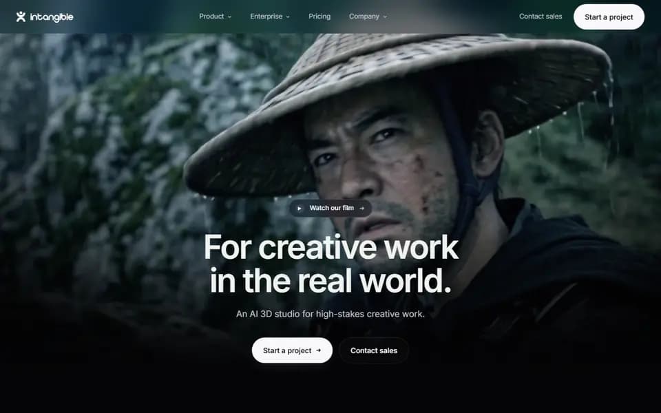 Intangible homepage