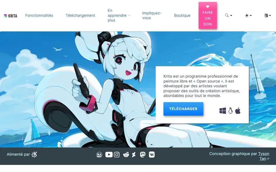 Krita homepage