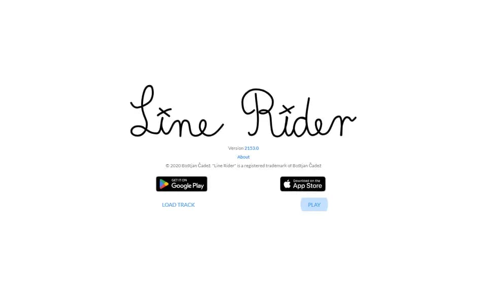 Line Rider homepage