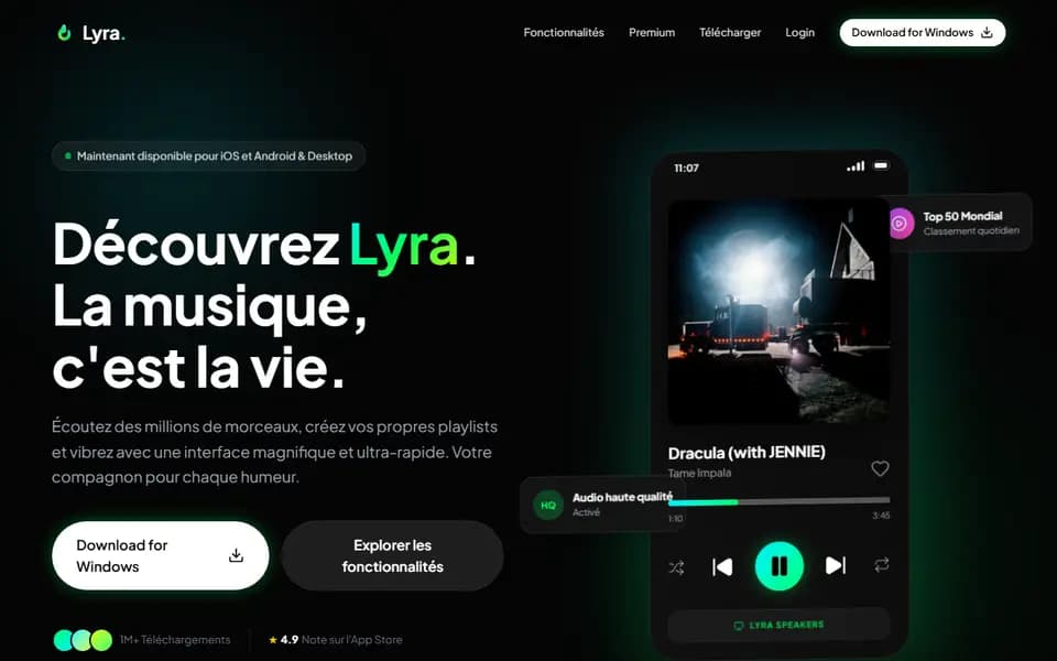 Lyra Music homepage