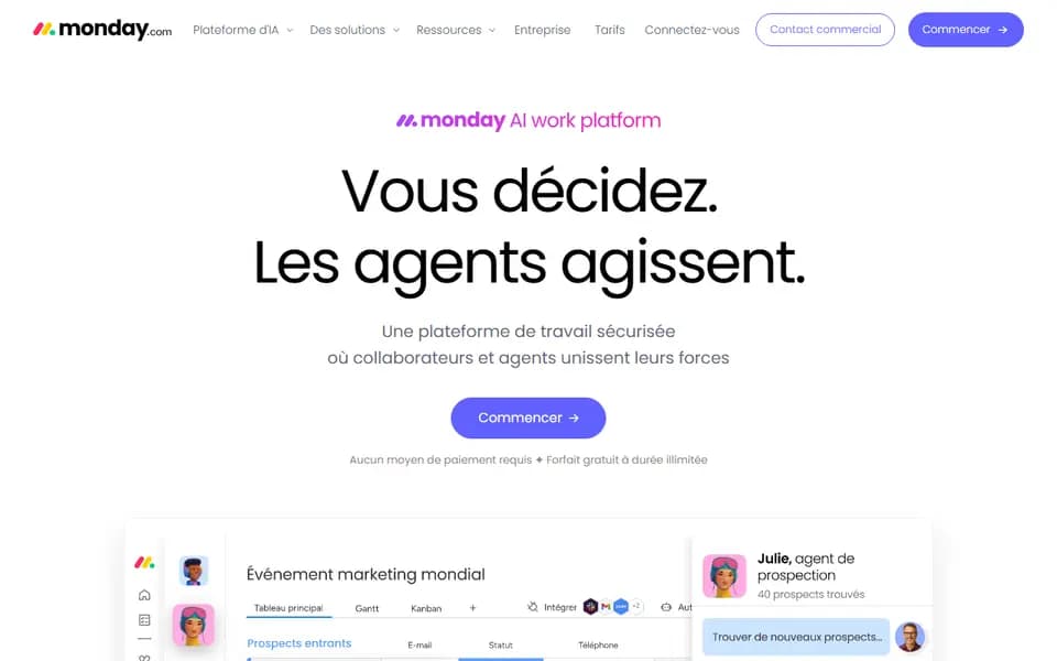 monday.com homepage