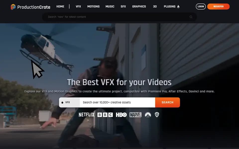 ProductionCrate homepage