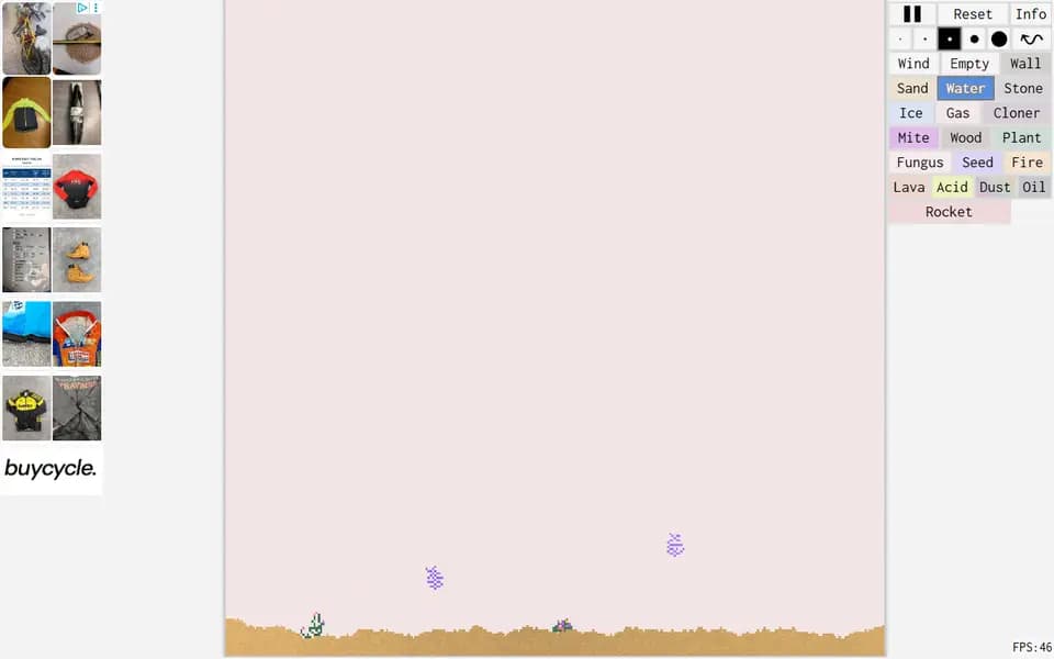 Sandspiel homepage