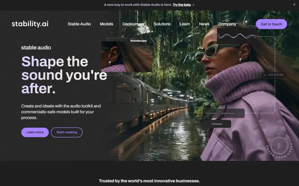 Stable Diffusion homepage