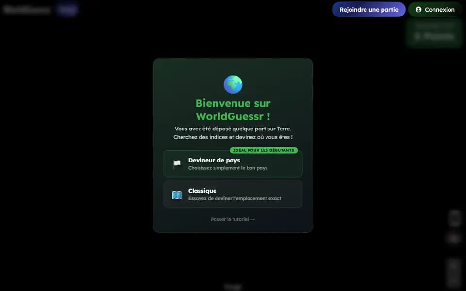 WorldGuessr homepage